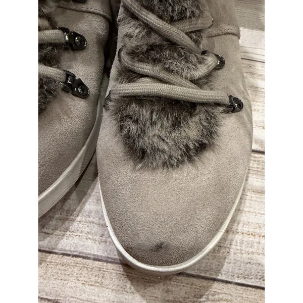 Kenneth Cole REACTION Women's Hum Along Faux Fur Bootie Alpine Lace Boot 8.5 - Image 4