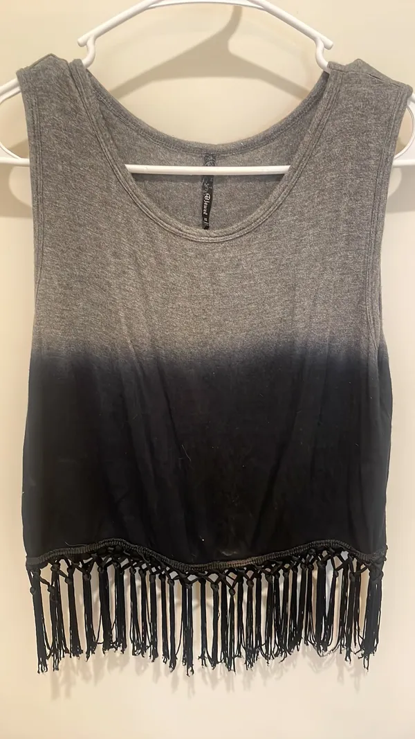Ombre Fringe Tank Top - Image 2