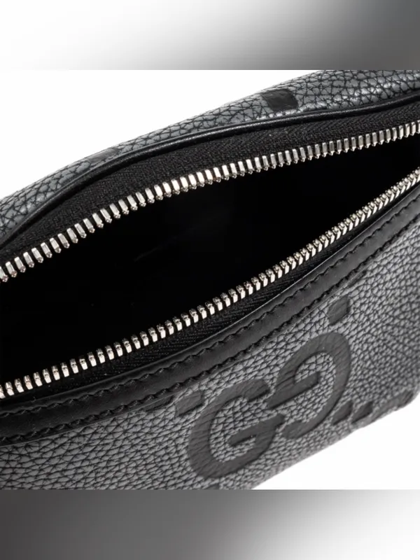GUCCI Jumbo GG logo small leather belt bag - Image 5