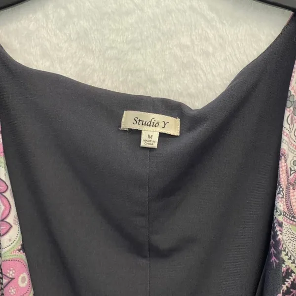 Studio Y Paisley Cowl Neck Sleeveless Blouse - Image 4