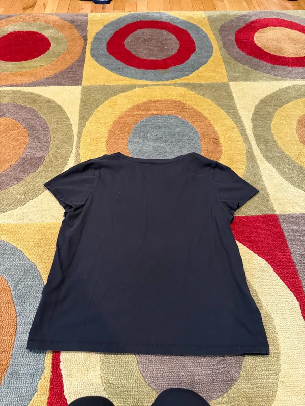 Madewell Black Basic Crewneck Short Sleeve Tee Shirt 100% Cotton Women’s Medium - Image 3