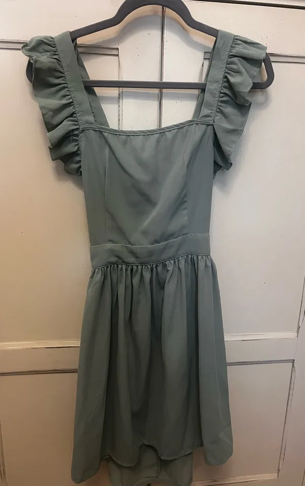 Green Tie Dress - Image 3