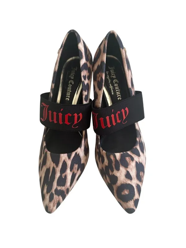 JUICY COUTURE Kitsy Animal Print Mary Jane Heels Size 8 NEW NWT - Image 3