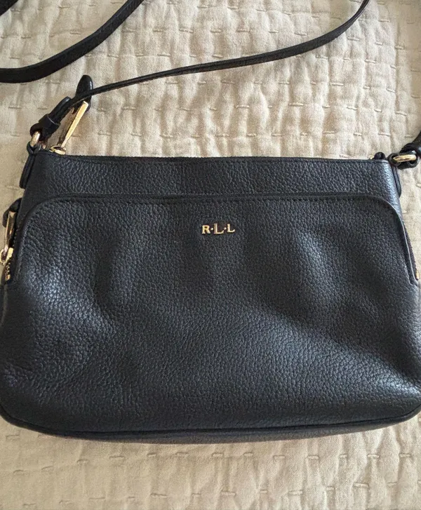 Ralph Lauren Bag Shoulder Black Leather - Image 6
