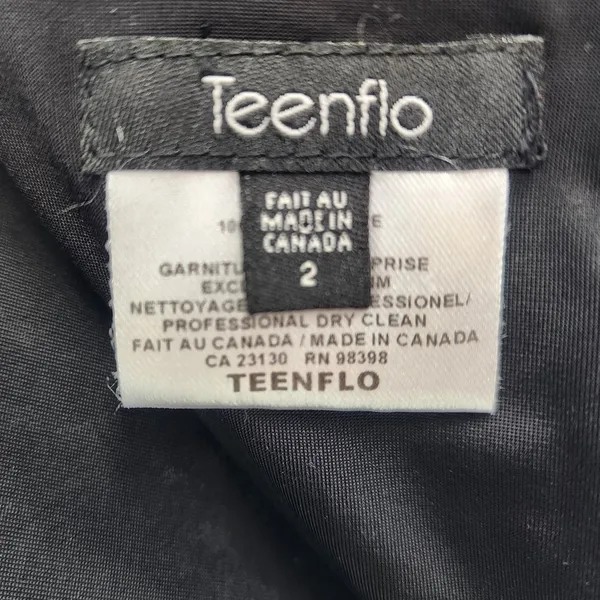 Vintage Teenflo Sequin Mini Skirt Black– Women’s 2 - Image 4