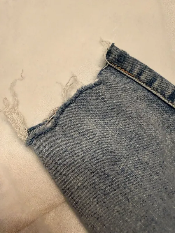 American Eagle Ne(x)t Level Stretch Light Wash Distressed High-Rise Skinny Jeans - Image 3