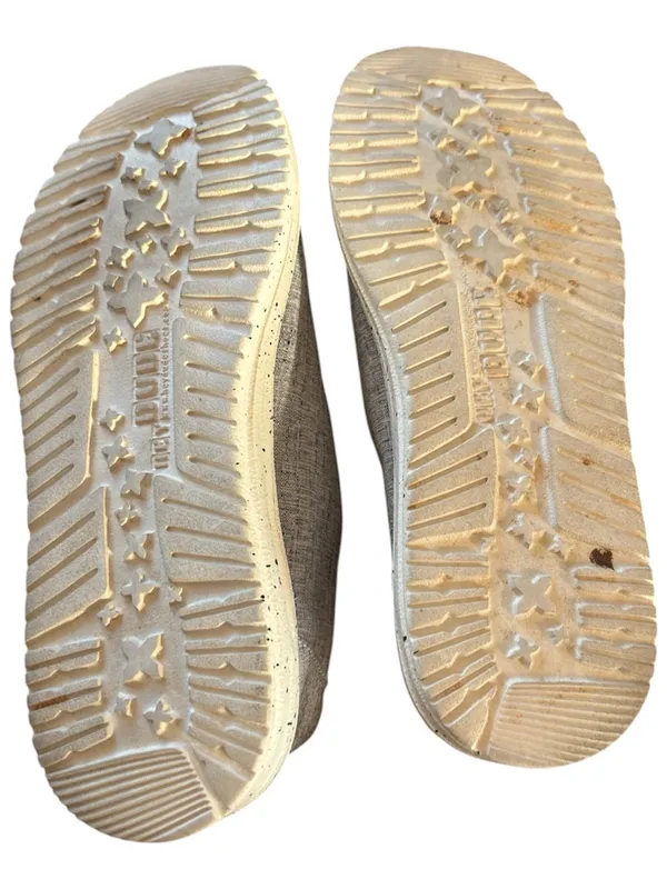 Hey Dude Shoes Women Size 8 Wendy White & Blue - Image 4