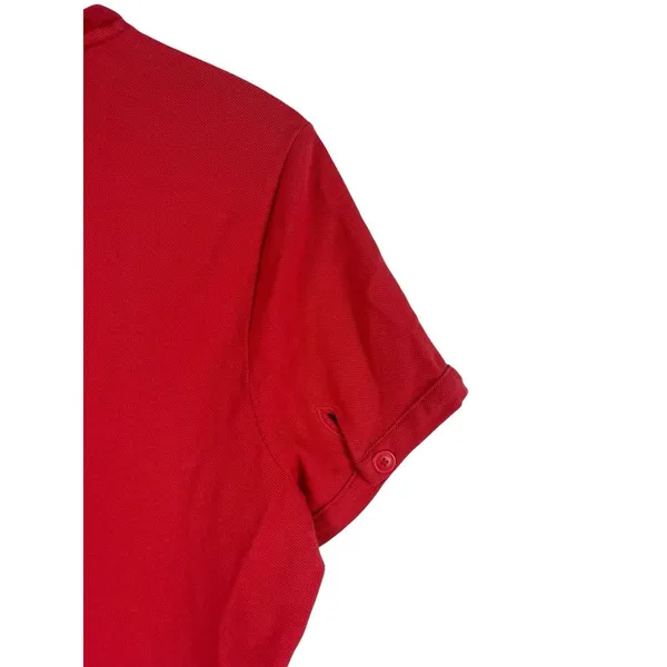 Polo Jeans Co Ralph Lauren XL Coral Ruffle Polo Shirt Cotton Short Sleeve - Image 6