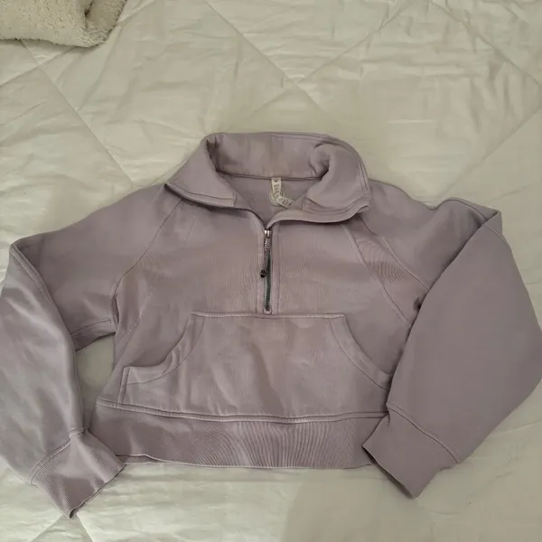 Lululemon Scuba Oversized Funnel Neck Half-Zip Lavender Dew - Image 3