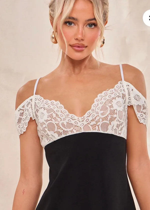 Pretty Little Thing Lace Night Out Dress - Image 4