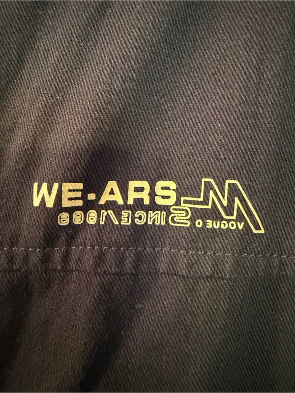 Black we.are denim utility/military Jacket Y2K 2008 - Image 3