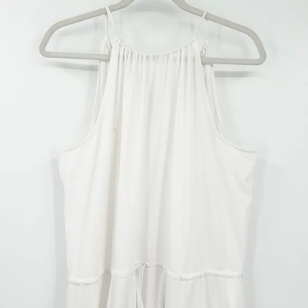 NWT PILYQ Women Bridal Resortwear Water Lilly Hampton Handkerchief Hem Dress M/L - Image 3