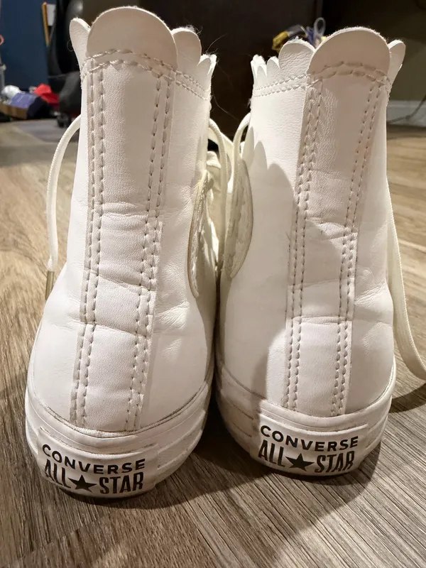 White Converse High-Top - Image 3