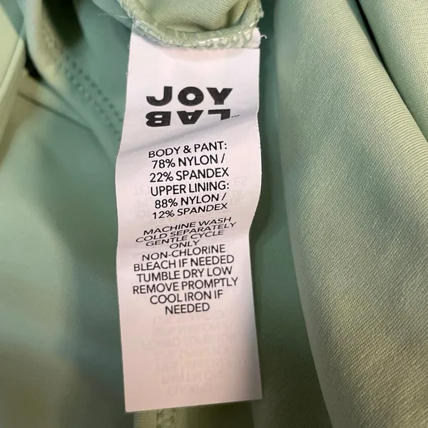 JoyLab Green Sleeveless Open Back Tennis Golf Shorts Mini Athletic Dress Size XS - Image 4