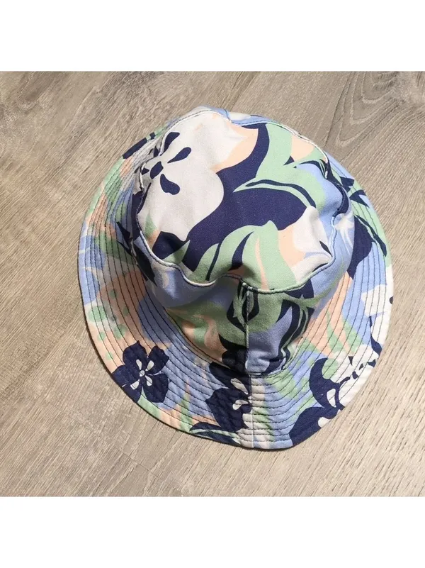 ROXY Jasmine Paradise Reversible Bucket Hat Size S/M - Image 3
