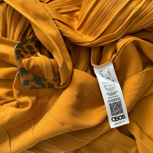 ASOS Yellow Pleated Maxi Skirt - Image 12