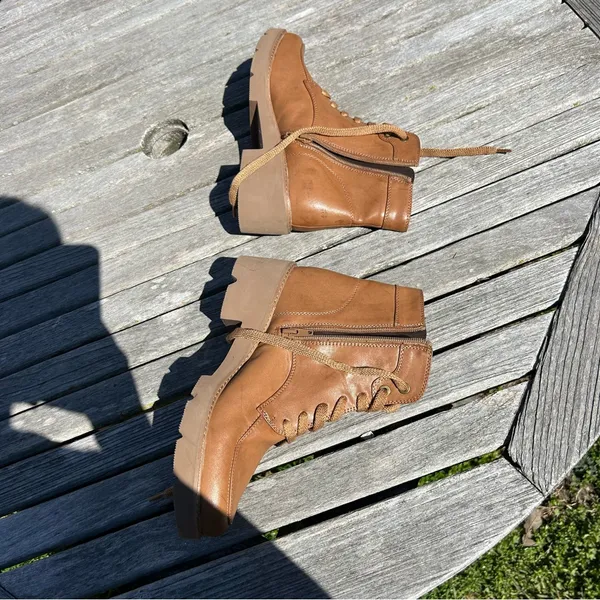 NATURALIZER Catherine Womens‎ Faux Leather Block Heel Ankle Boots size 8.5 - Image 10