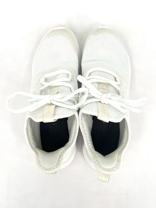 Adidas Cloudfoam Pure White Mesh Lightweight Running Sneakers Women’s 8 - Image 4