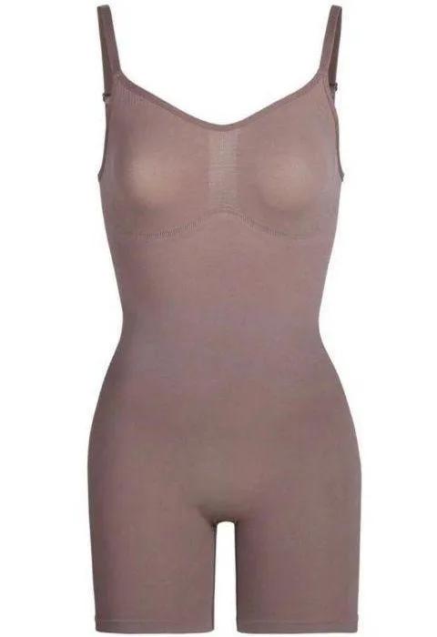 SKIMS UMBER Sculpting Mid Thigh Bodysuit - Image 8