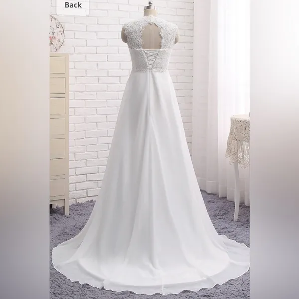 Wedding Dress White Size 16 - Image 2