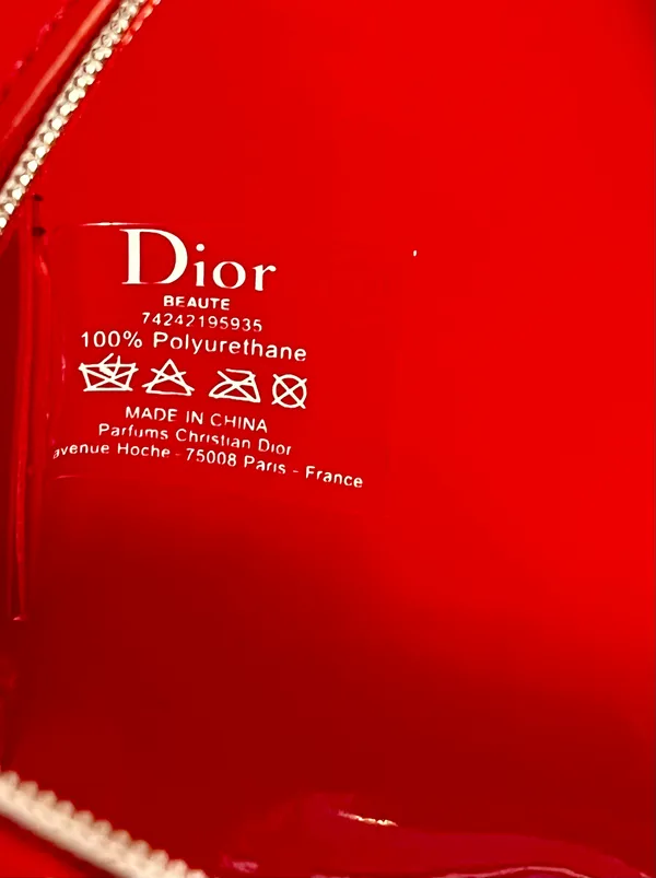 Dior Makeup Cosmetic Case Purse Pouch Shoulder Bag - Image 4