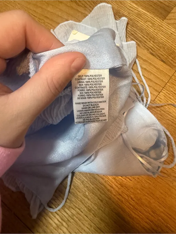 Windsor NWT Periwinkle Blue Cropped Flowy Tank Top - Image 8