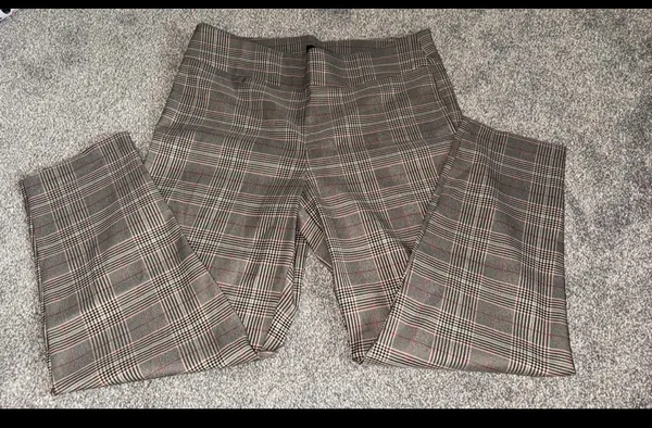Brown Plaid Pants Size 16 - Image 4