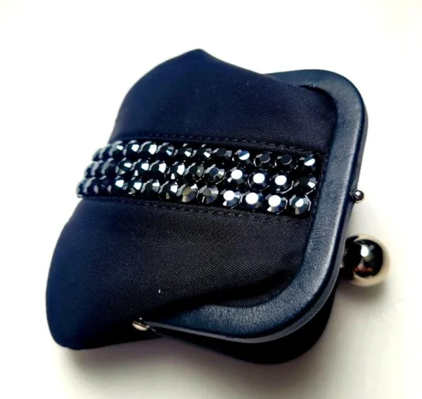 Swarovski black Monroe frame coin purse - Image 2
