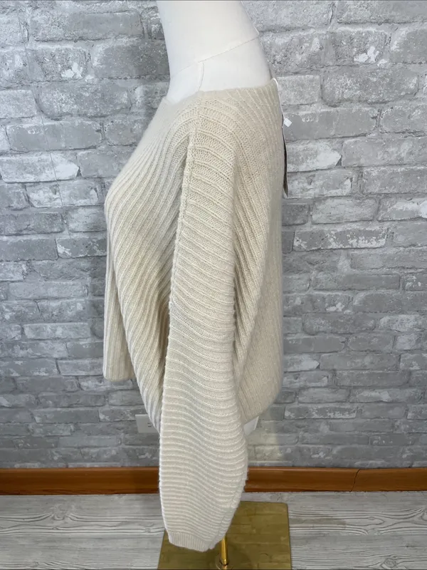 12th Tribe Blanc Cream Off the Shoulder Sweater - Image 2