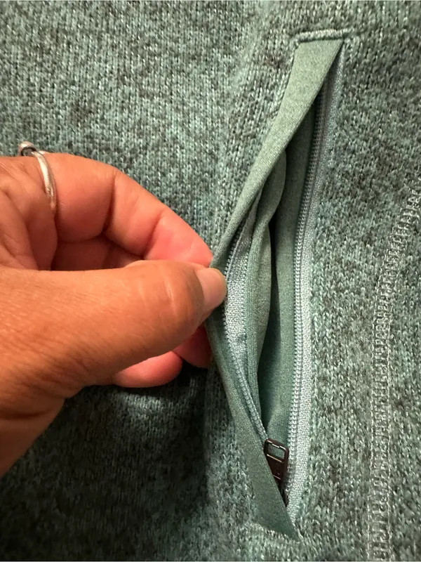 Patagonia Teal Full-Zip Fleece Vest - Image 7