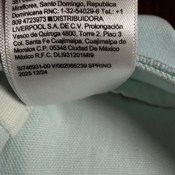 Athleta Blue White Ombre Canvas Tote Bag Large Cotton Shopper S/746931-00 - Image 6
