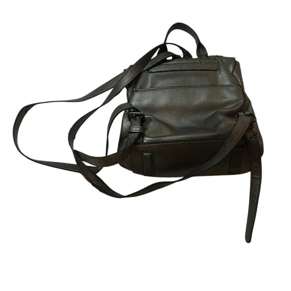 Vintage Gxn-metal Grey DKNY Tilly leather backpack with adjustable straps - Image 5