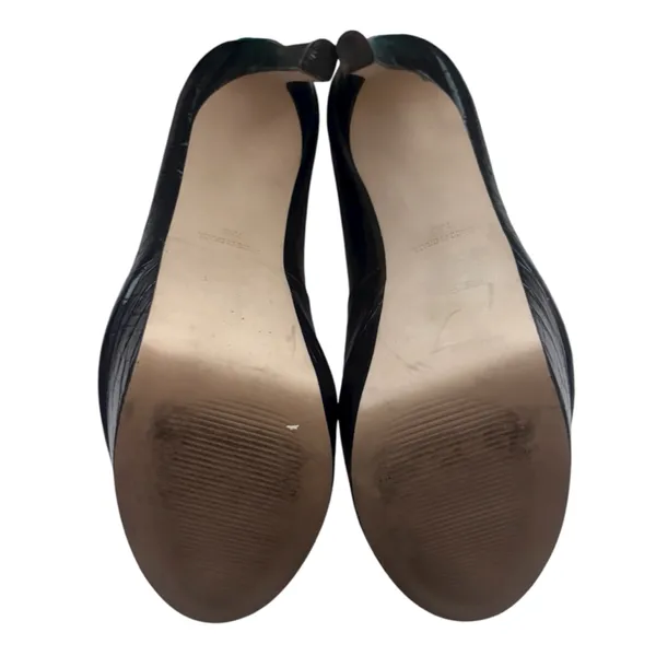 Steve Madden Black Croc Leather Stiletto Heel Shoe Size 7.5 - Image 9