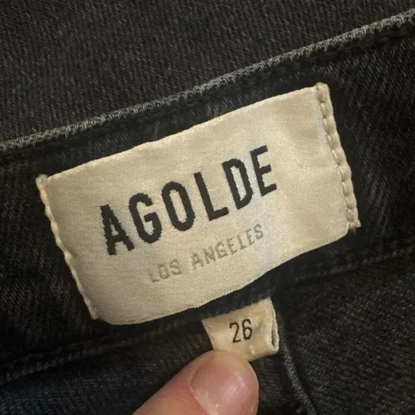 Agolde Nico distressed jeans size 26 - Image 4