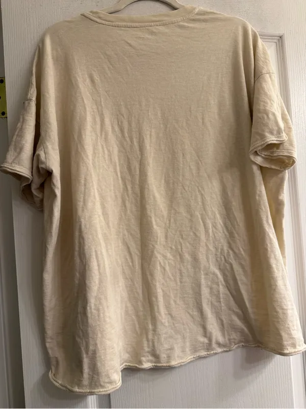 Aerie Tan Retro Graphic ‘In My Element’ Oversized Boyfriend T-Shirt - size M - Image 5