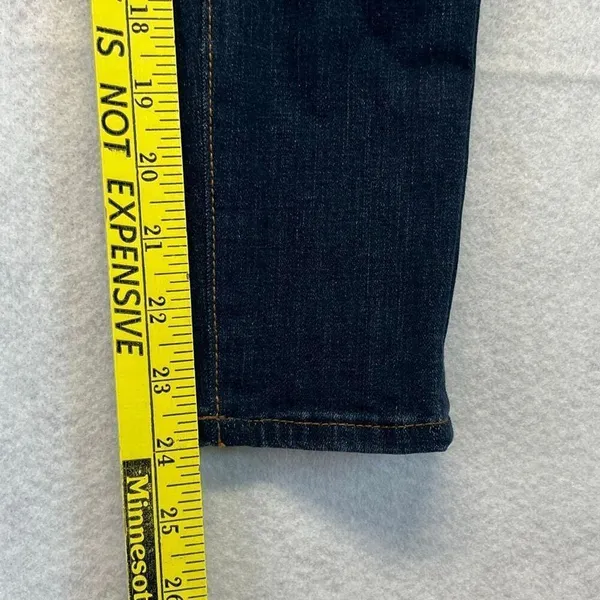 TRUE RELIGION Women’s Jeans Size 27 Blue Halle‎ Mid Rise Capri Distressed Skinny - Image 11