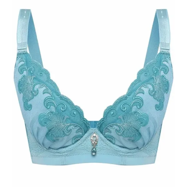 NWT Womens Fineying Lace Full Coverage Lace Embellished Bra - Sz 36C - Image 2