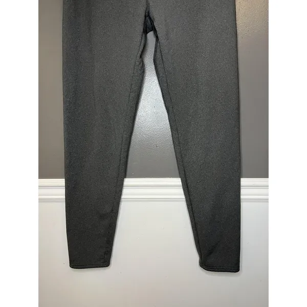 Fleece Lined Leggings Womens 2XL Gray High Rise Stretch Ankle Pants Owl Cozy - Image 3