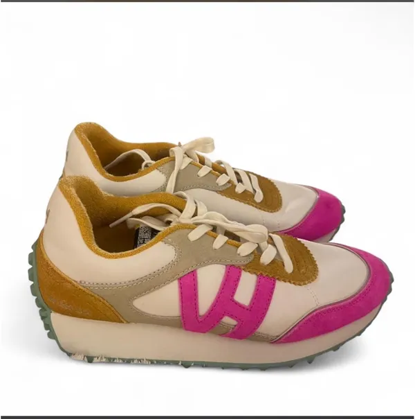 Vintage Havana Women’s Cosmic Sneaker Mustard & Pink Retro Chunky Size 9 - Image 10