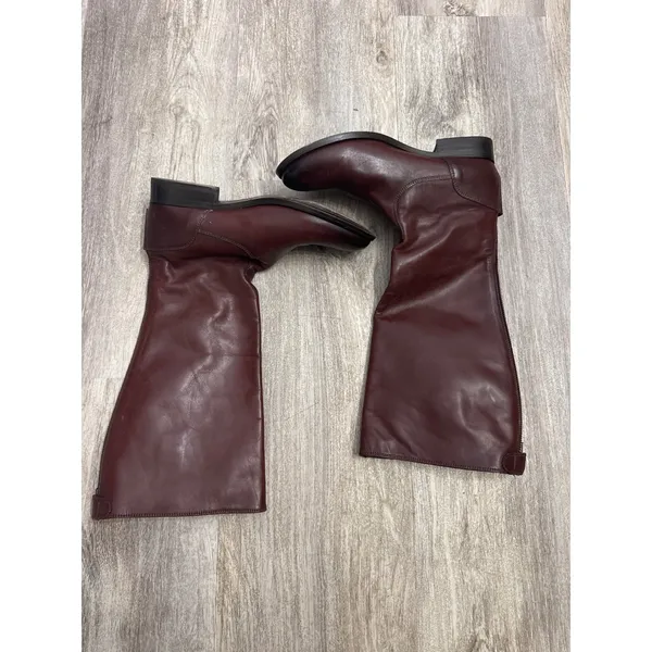 Frye Melissa Back Zip Redwood Leather Riding Boots Women's 8.5 - Image 3