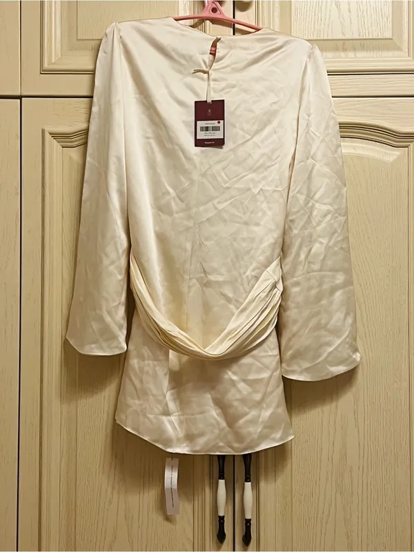 NWT Reformation Astrid Silk Dress Size 6 - Image 3