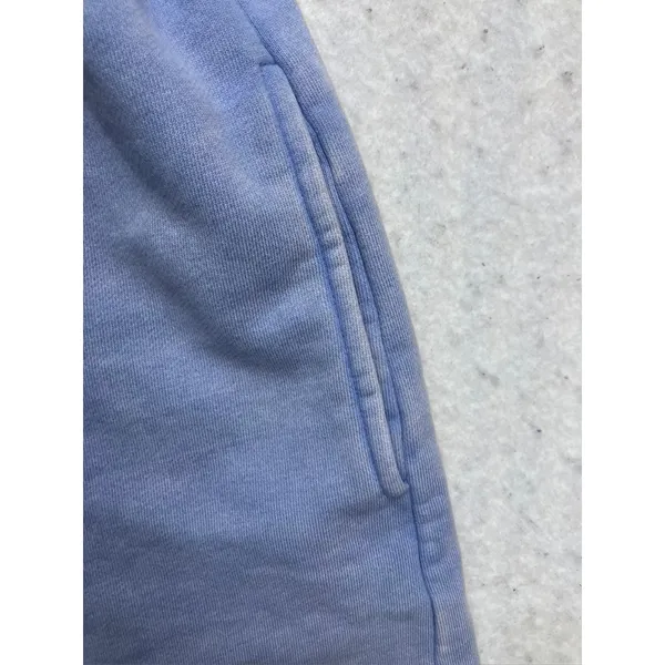 White Fox Sweat‎ Shorts Womens L Blue Rainbow Logo Drawstring Loungewear Cozy - Image 7