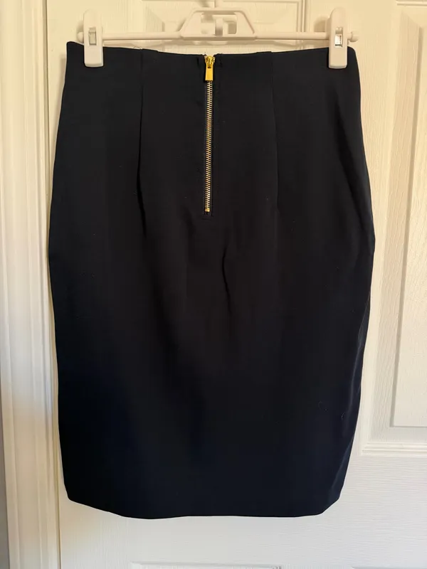 Navy Pencil Skirt - Image 2