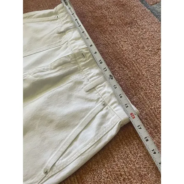J Crew White High Rise Women’s Utility Pants 29P Cotton Cropped Fit - Image 5
