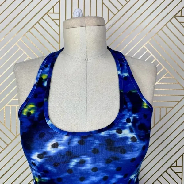 Lululemon‎ Cool Racerback Windy Blooms Print Blue Size 4 - Image 3