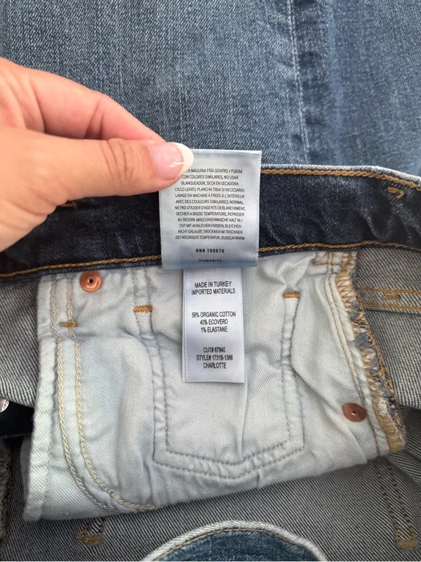Citizens of Humanity Charlotte Jeans high‎ rise straight button fly new - Image 7