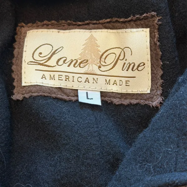 Women's Lone Pine 100% Leather Suede Lambskin Brown Field Jacket Coat Made USA - Image 14