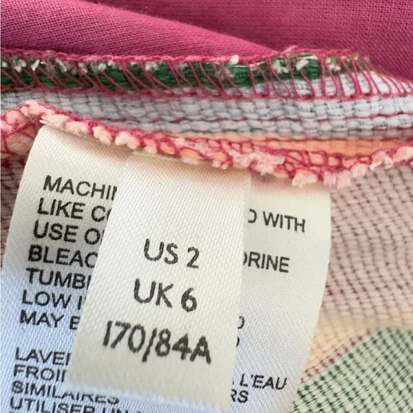 Free People Size 2 Vertical Striped Wide Leg Pants ‎Boho Chic Eclectic Grandpa - Image 8