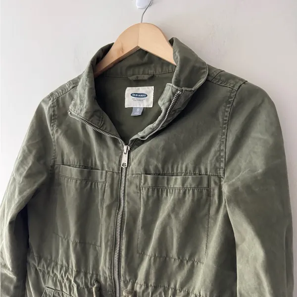 Old Navy Army Green‎ Utility Jacket 2010’s Core - Image 2