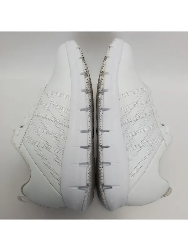 Skechers Flex Work Slip Resistant Memory Foam Eldred Dewey Athletic White Sz 8.5 - Image 9